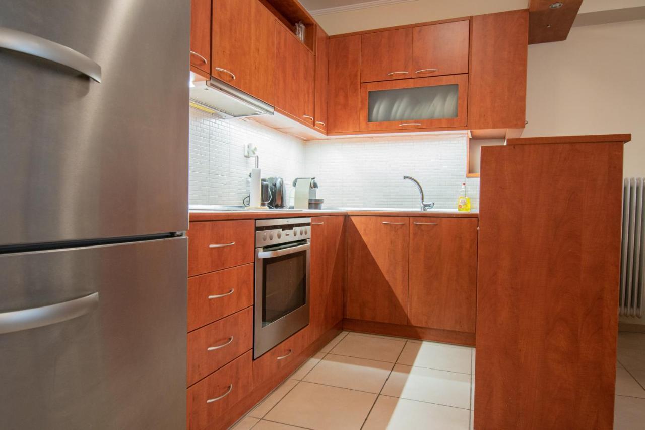 Homey Penthouse In Kypseli Athen Exterior foto