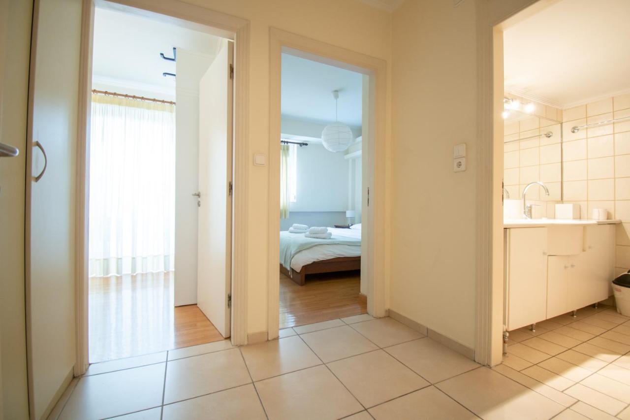 Homey Penthouse In Kypseli Athen Exterior foto